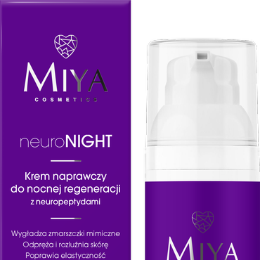 MIYA Cosmetics -  Miya neuroNIGHT Krem naprawczy do nocnej regeneracji z neuropeptydami 